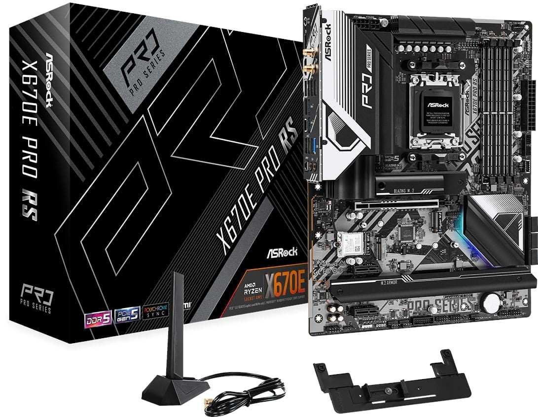 Asrock X670E Pro RS Wifi – product image