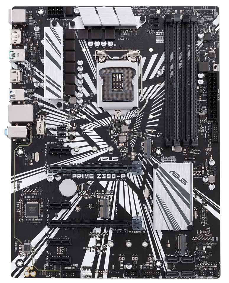 Asus Z390-P Prime – product view 2
