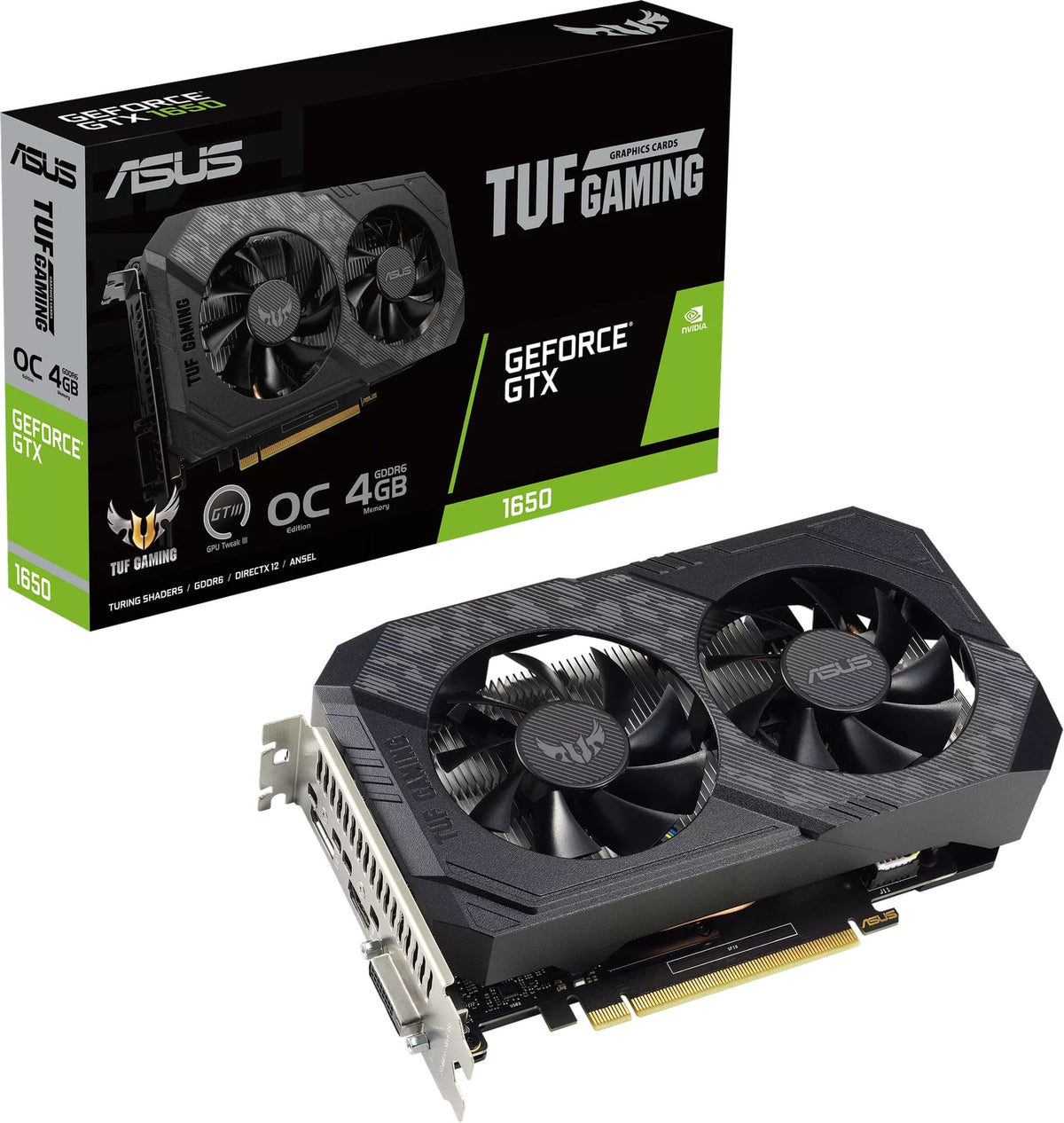 Asus Gtx 1650 4G Tuf V2 OC – product image