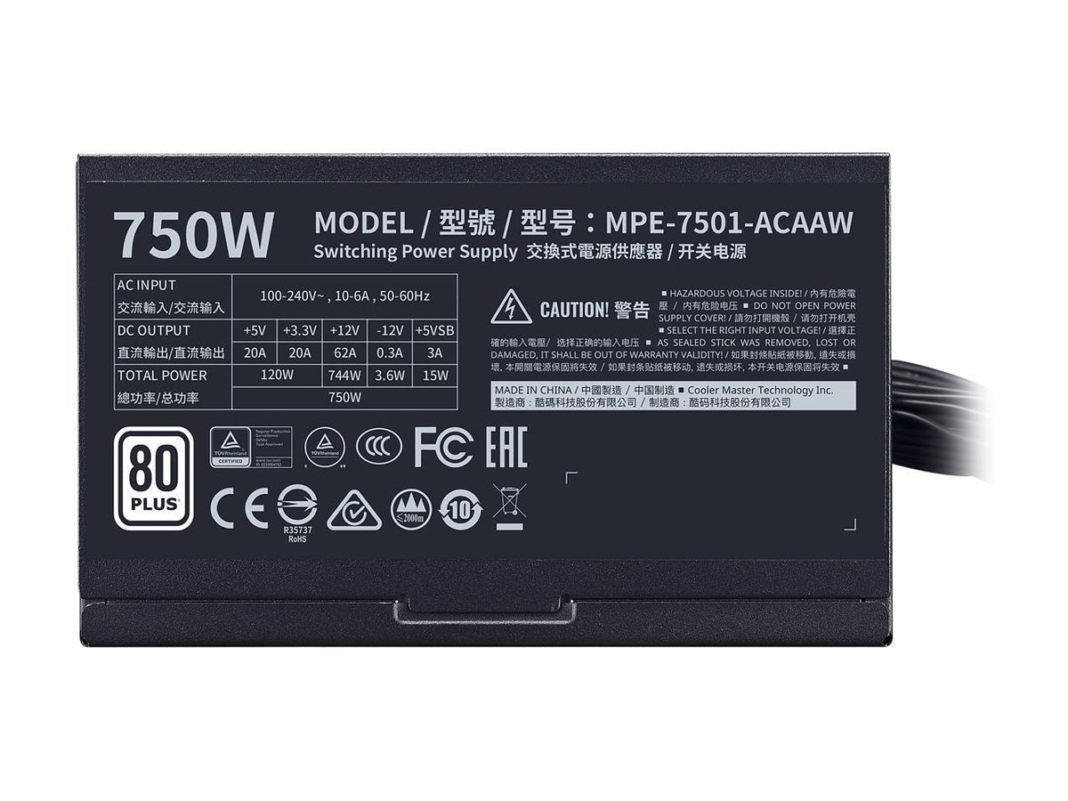 Cooler Master 750W MWE – product view 4