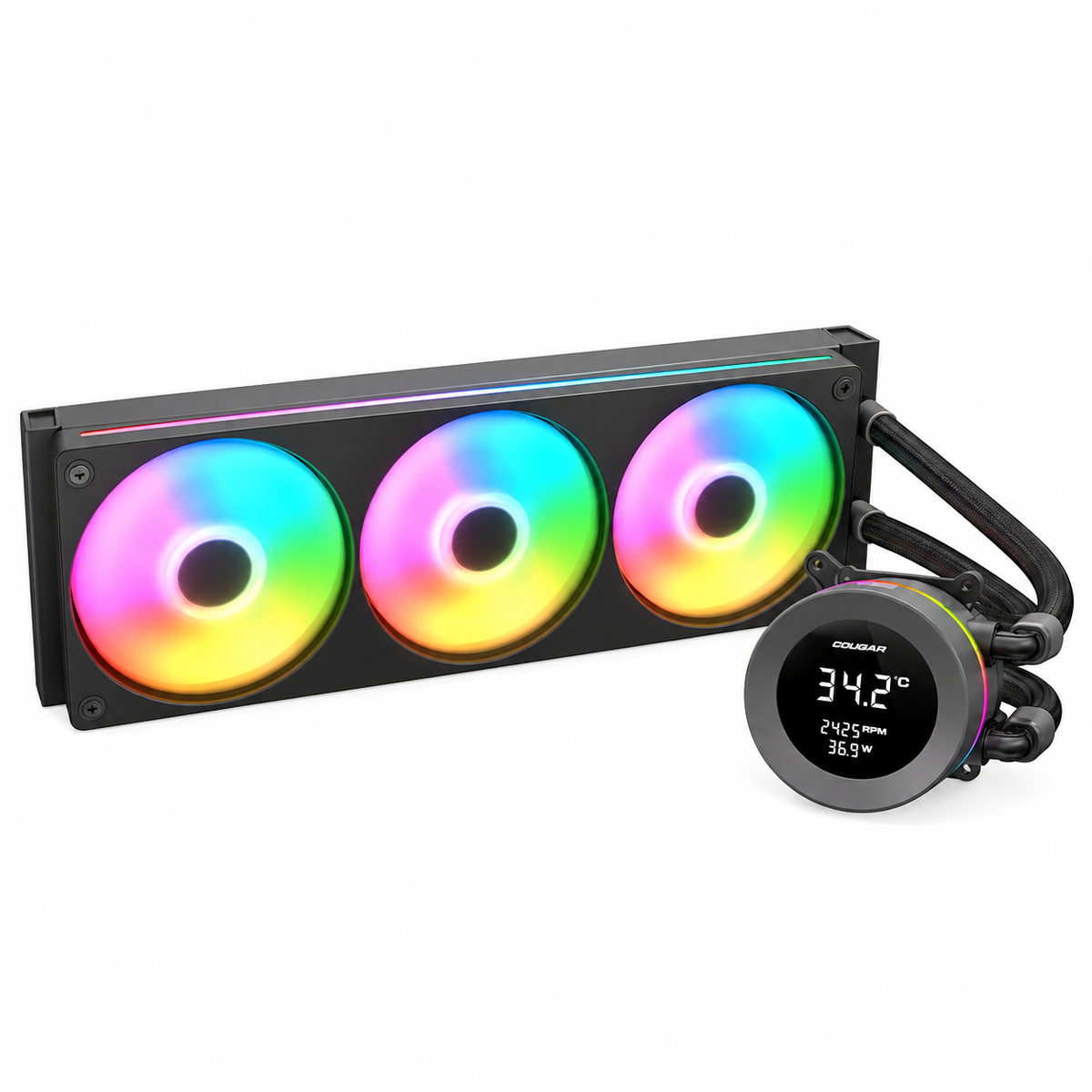 COUGAR Poseidon Vistek ARGB 360 Liquid CPU Cooler - Black
