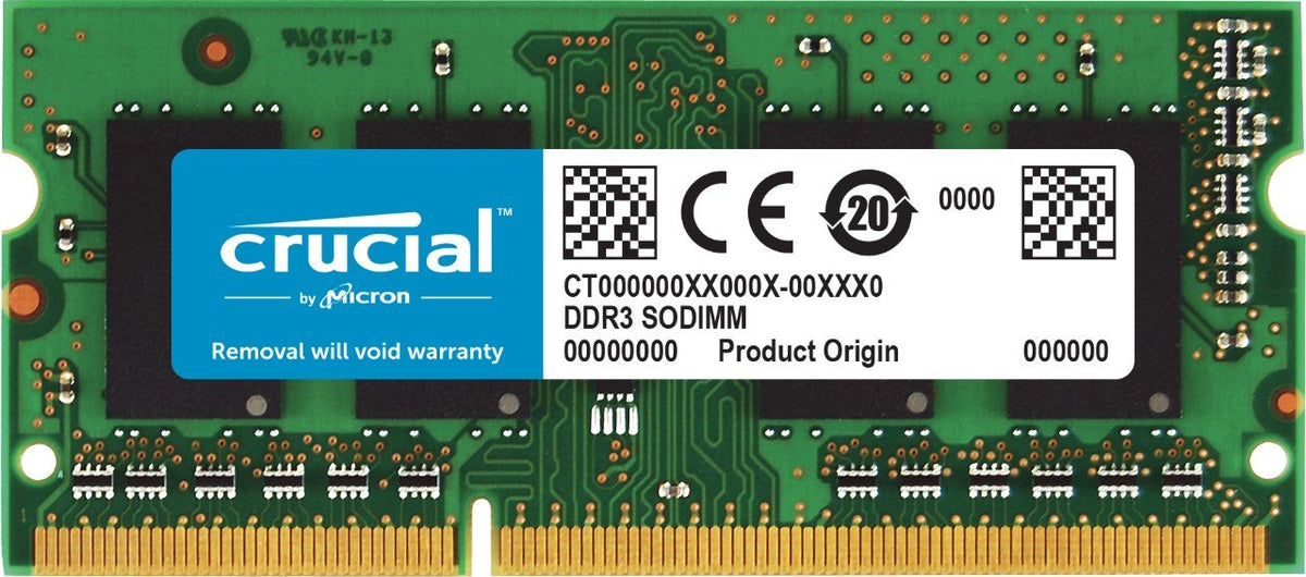 Crucial 8GB 1600Mhz DDR3 Laptop Ram