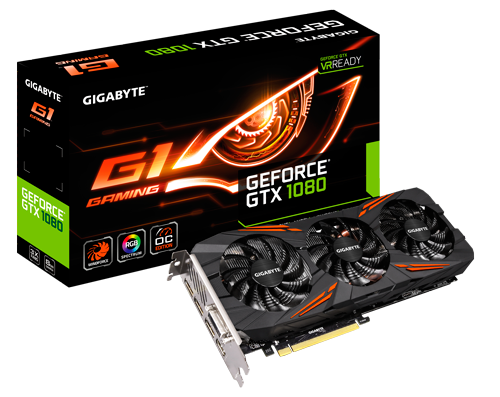 Gigabyte GTX 1080 8G G1 – product image