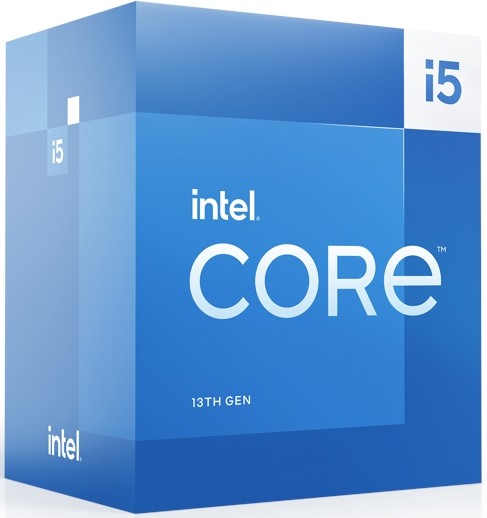 Intel Core i5-13400 13th Gen box with 10 cores, 16 threads, 20MB cache and UHD Graphics 730.
