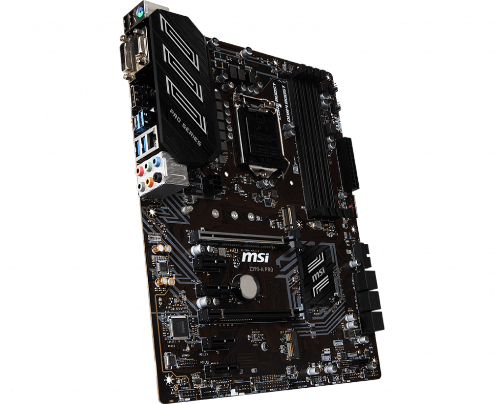 MSI Z390 - A Pro – product view 3