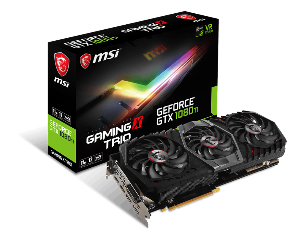 MSI Gtx 1080TI 11G Gaming X Trio