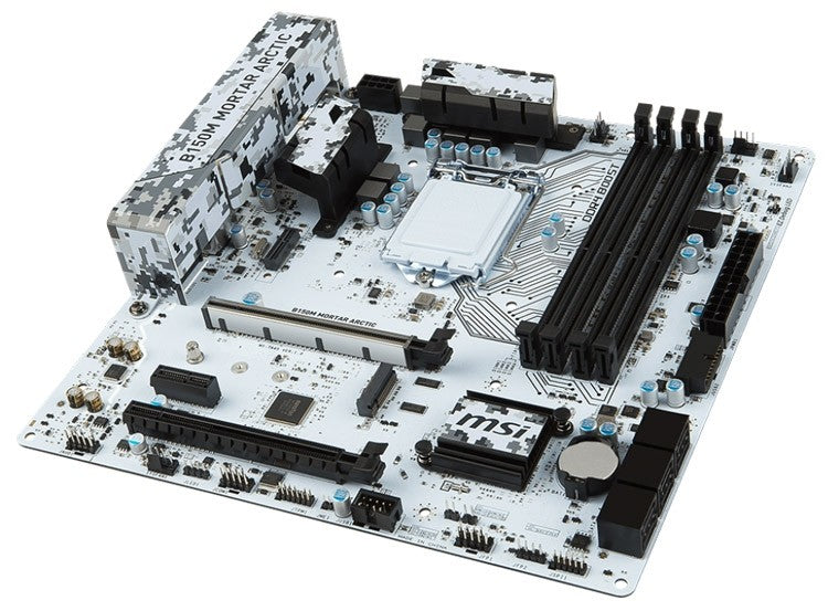 MSI B150m Mortar Artic