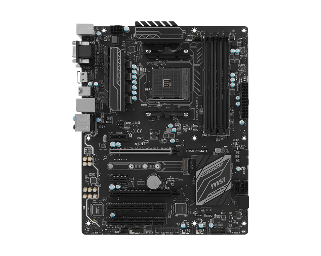 MSI B350 Pc Mate – product view 3