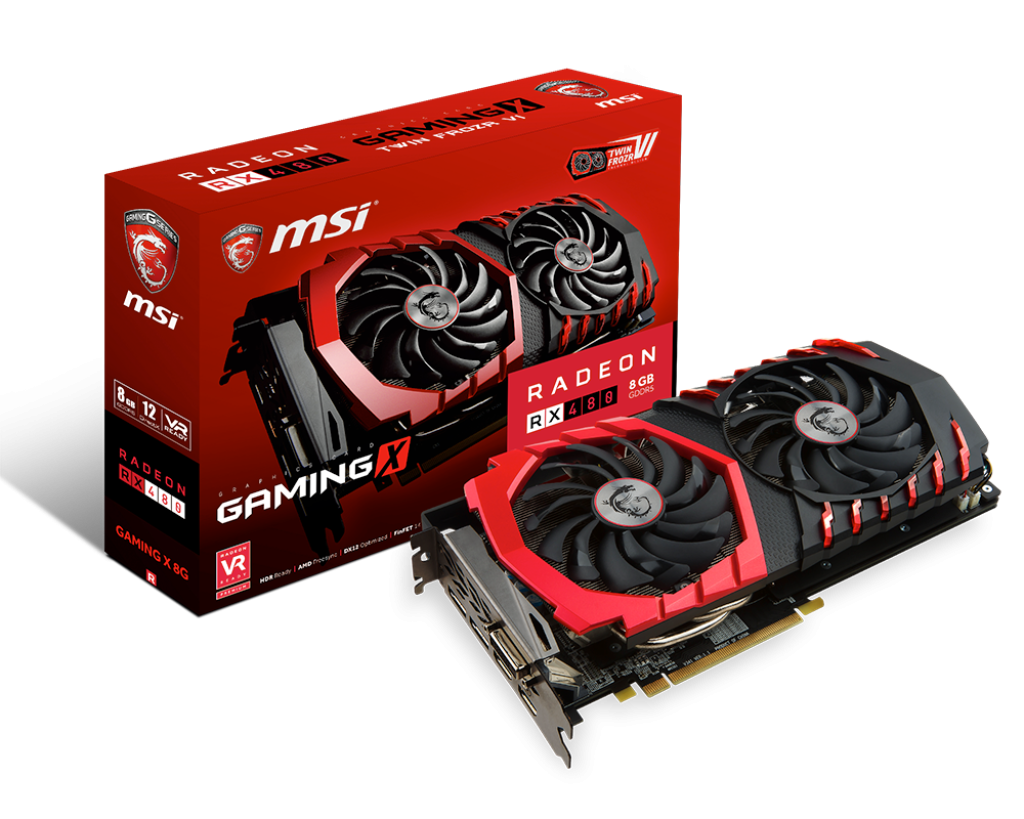 MSI RX480 8G Gaming X