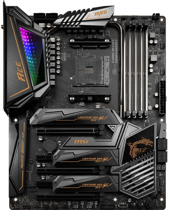 MSI X570 Meg Ace – product view 2
