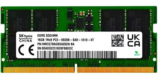 Sk Hynix 16GB 5600MHz DDR5