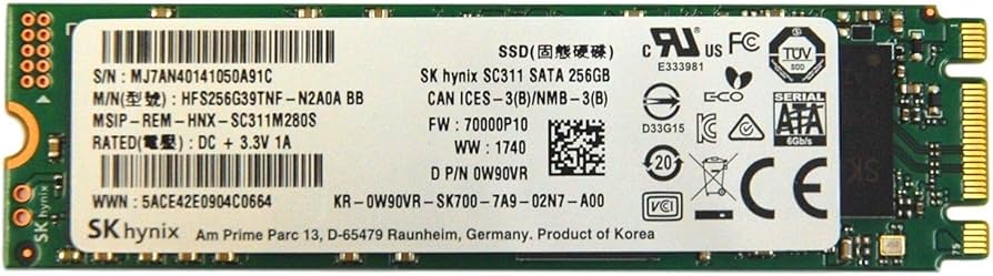 Sk Hynix 256GB M.2