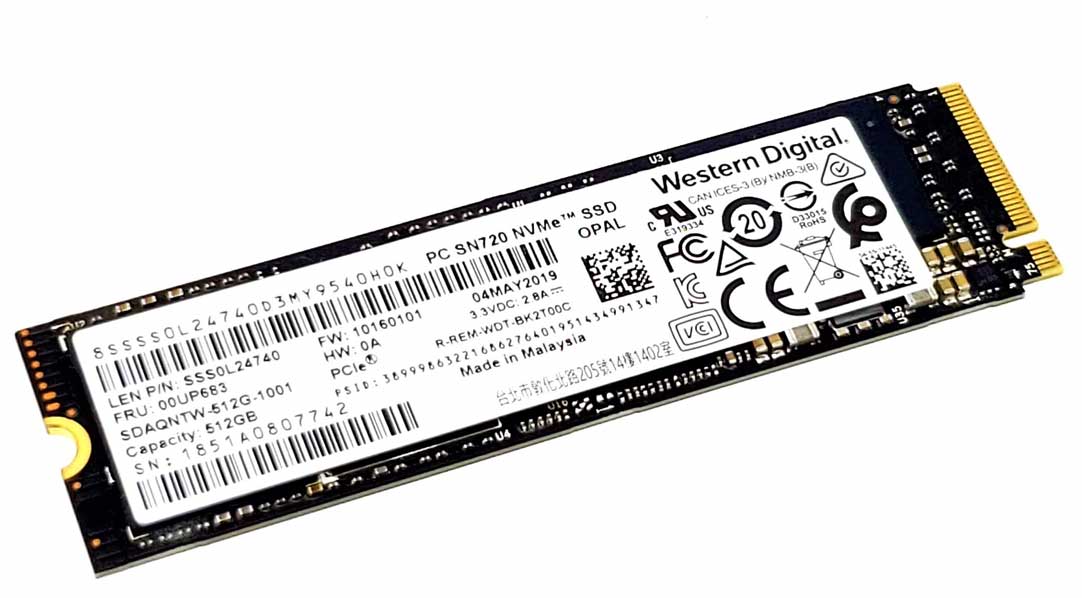 Western Digital 512GB NVMe