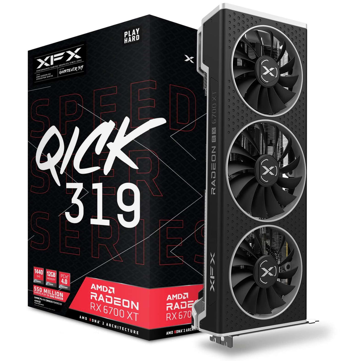 XFX RX 6700XT 12GB Speedster QICK 319 – product image