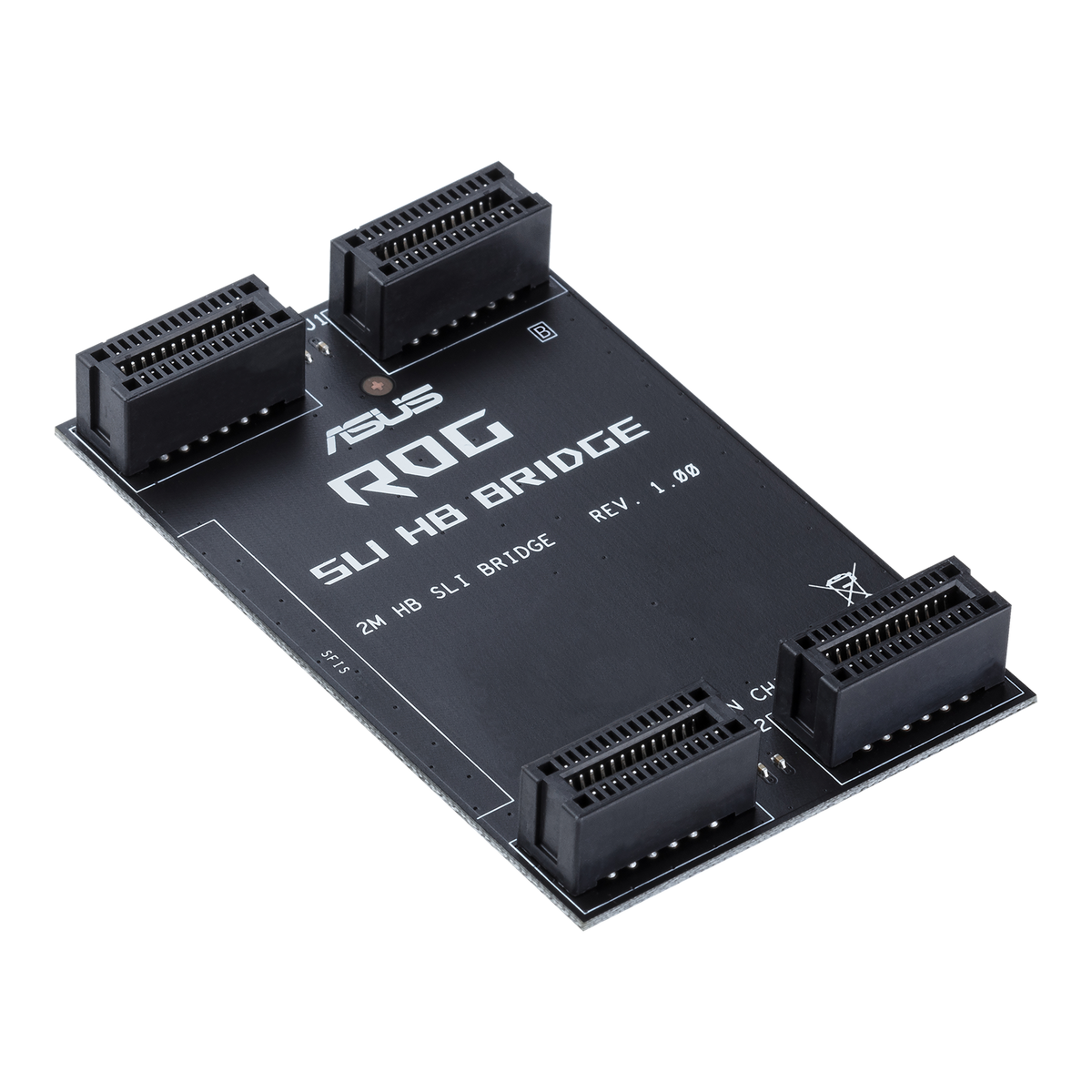ASUS ROG 2-Way HB SLI Bridge stock image