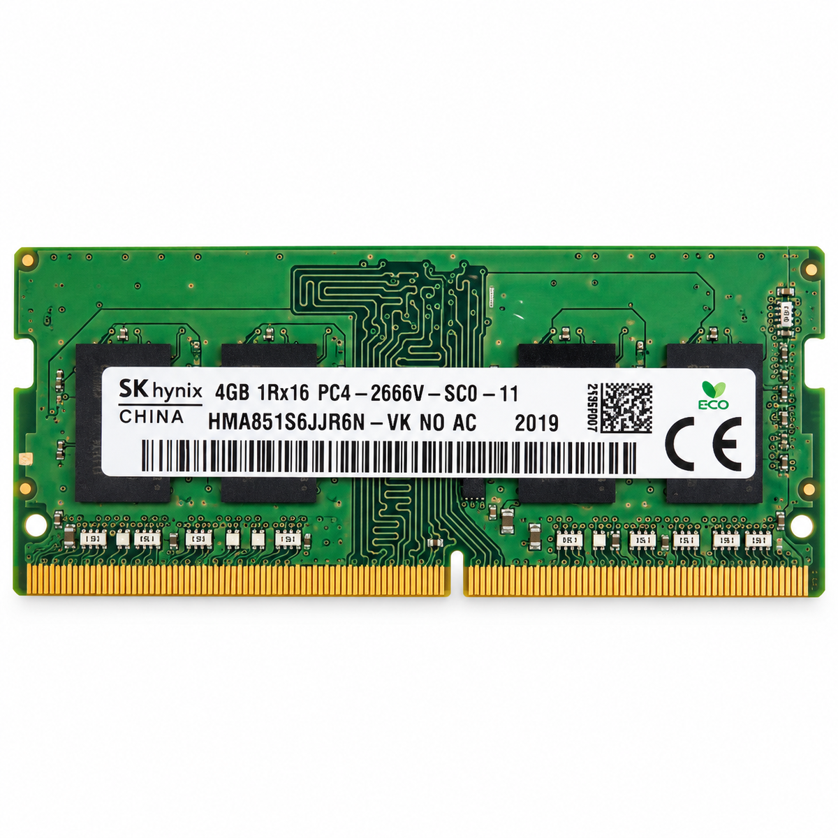SK Hynix 4GB 2666MHz DDR4 Laptop RAM HMA851S6JJR6N-VK