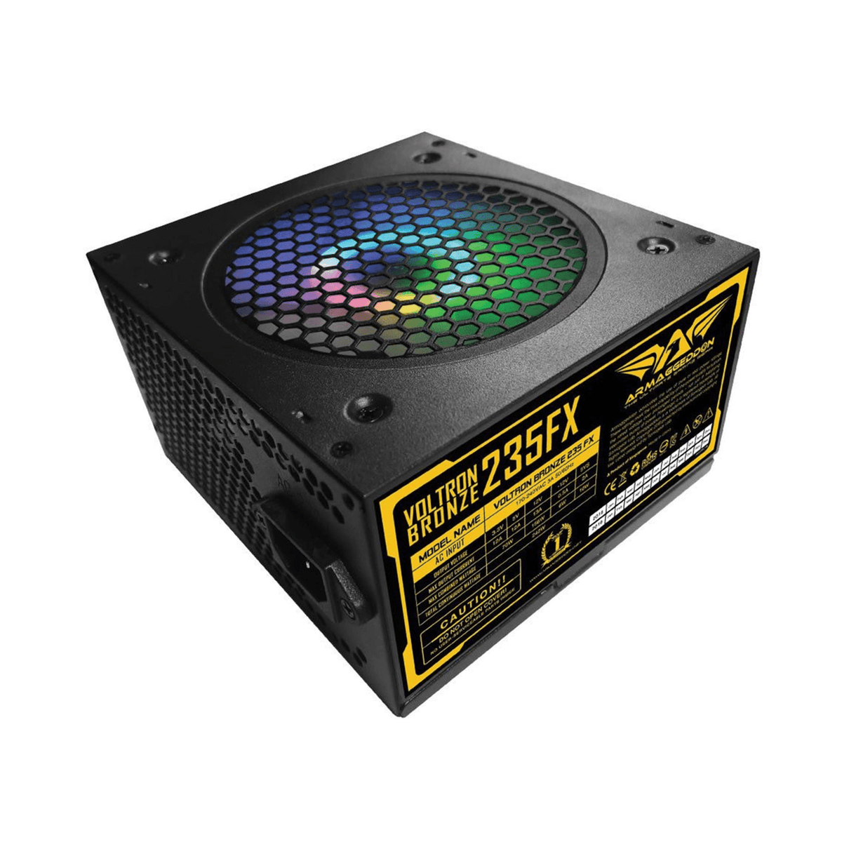 Armaggeddon Voltron Bronze 235FX PSU stock photo