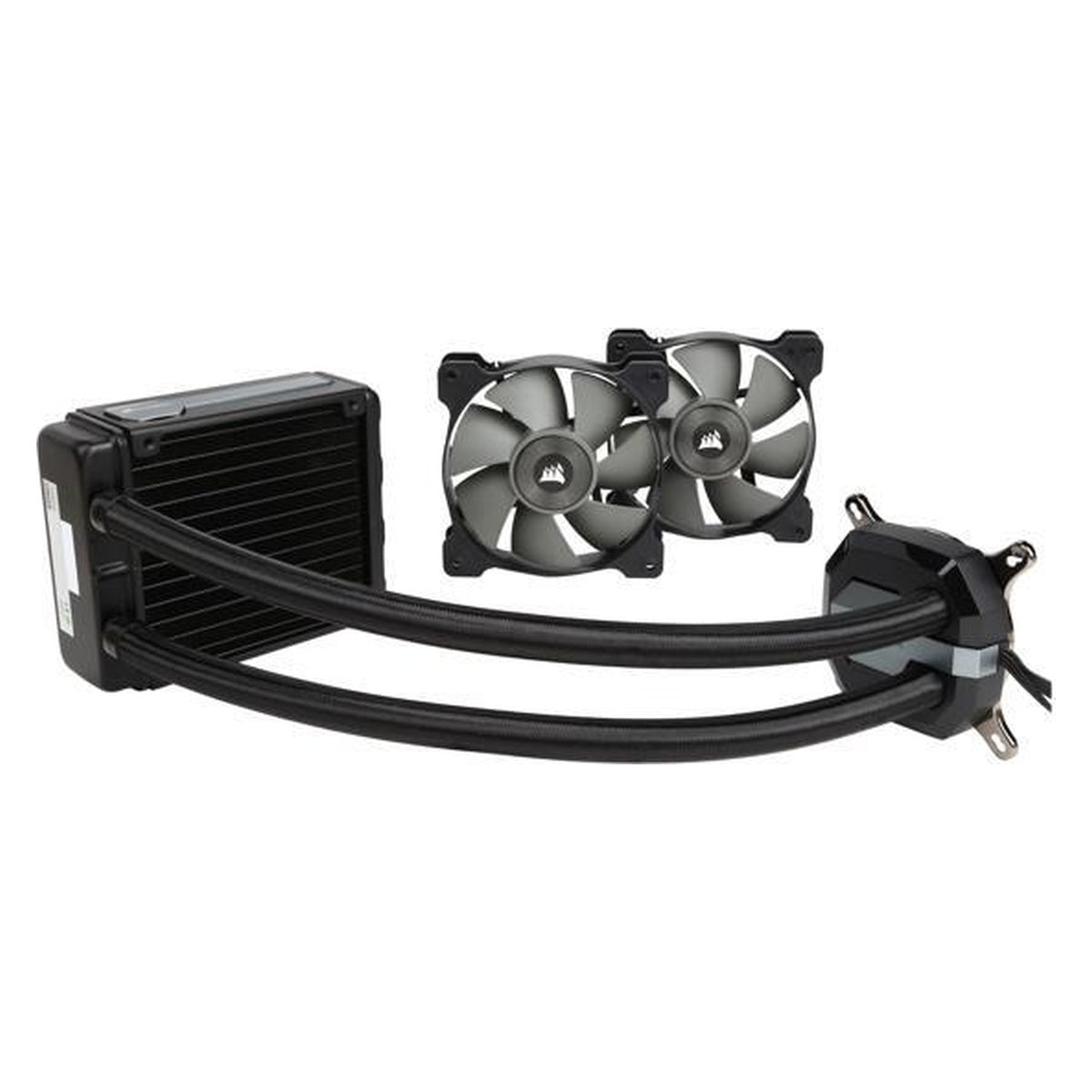 Corsair H80i v2 CW-9060024-WW cooler with factory fan configuration