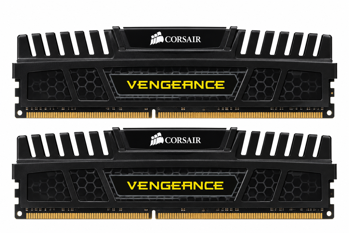Corsair Vengeance 16GB (2x8GB) 1600MHz DDR3 black desktop RAM kit