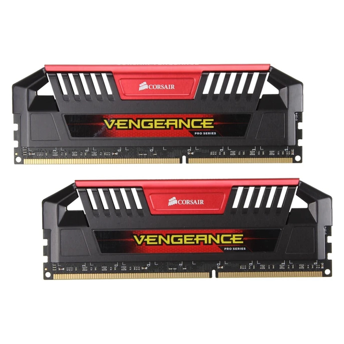 Corsair Vengeance Pro 16GB (2×8GB) DDR3-2400 red — stock image