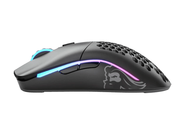 Glorious Model O Wireless Matte Black side angle