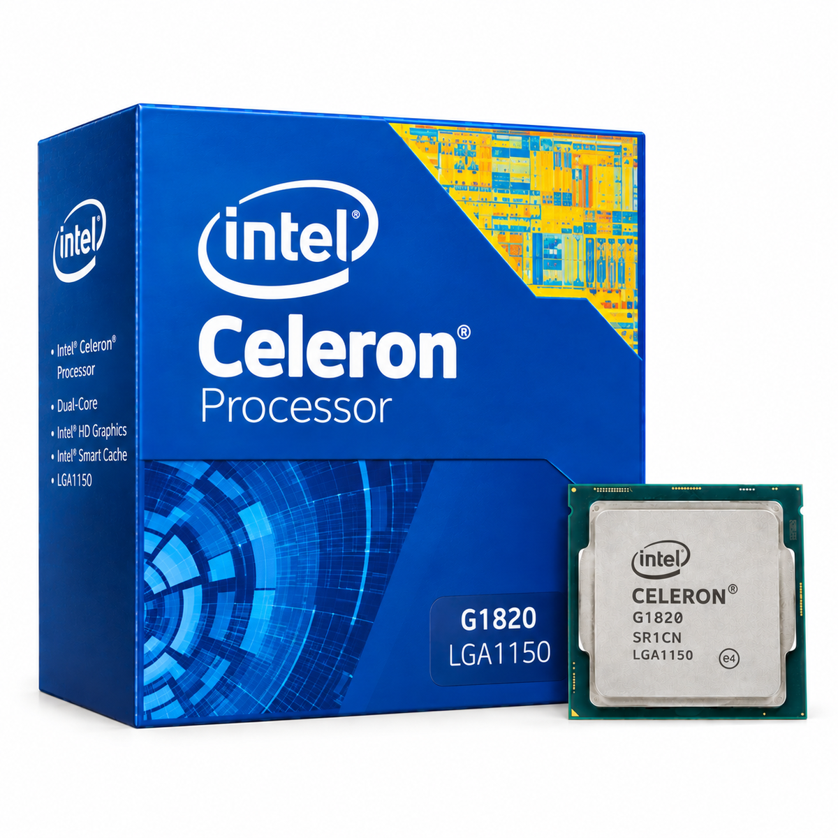 Intel Celeron G1820 Desktop Processor with box