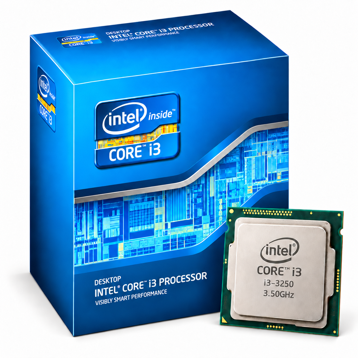 Intel Core i3-3250 box illustration