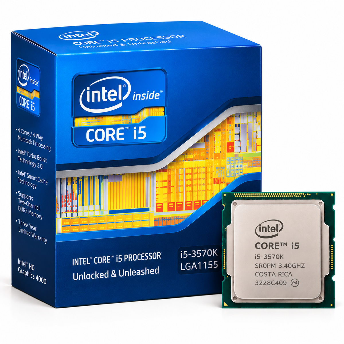 Intel Core i5-3570K Desktop Processor with box