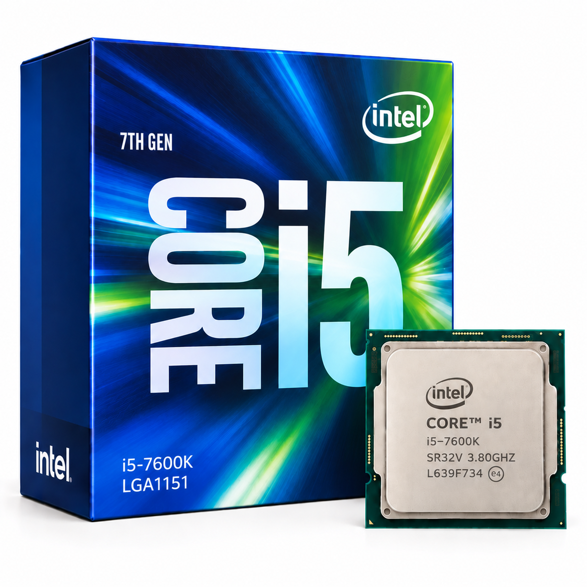 Intel Core i5-7600K Desktop Processor with box