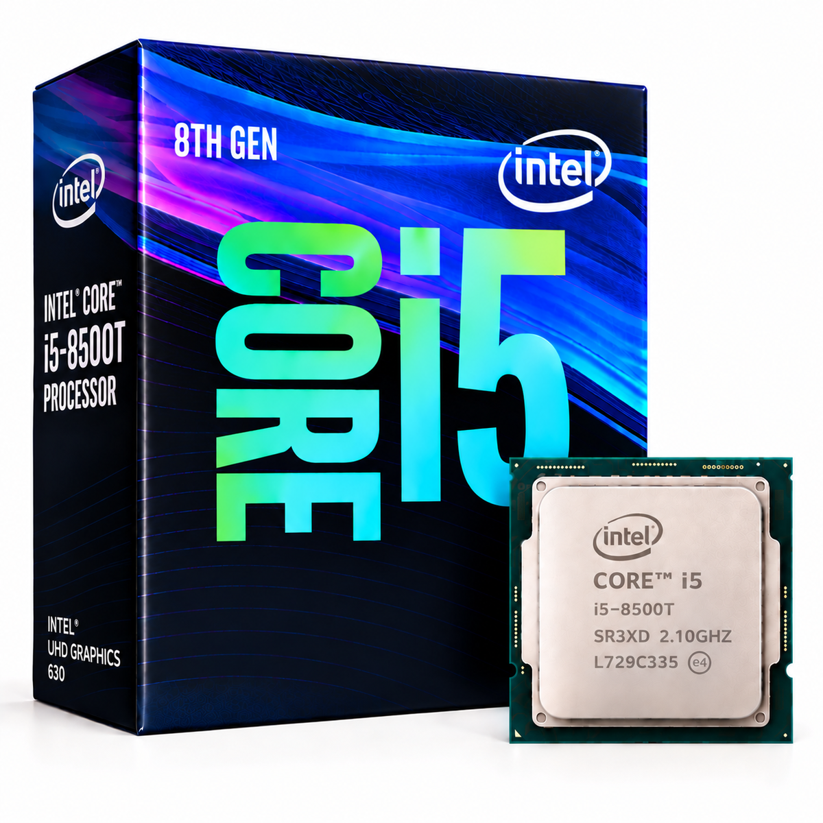 Intel Core i5-8500T processor with 8th Gen Intel Core i5 retail box