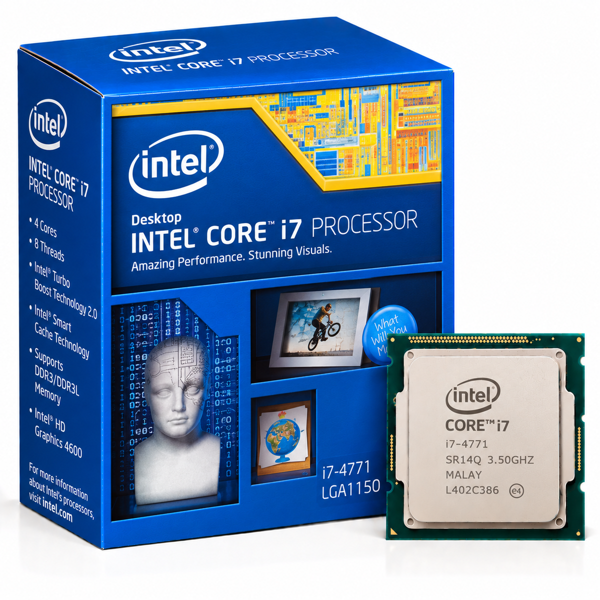 Intel Core i7-4771 Desktop Processor with box