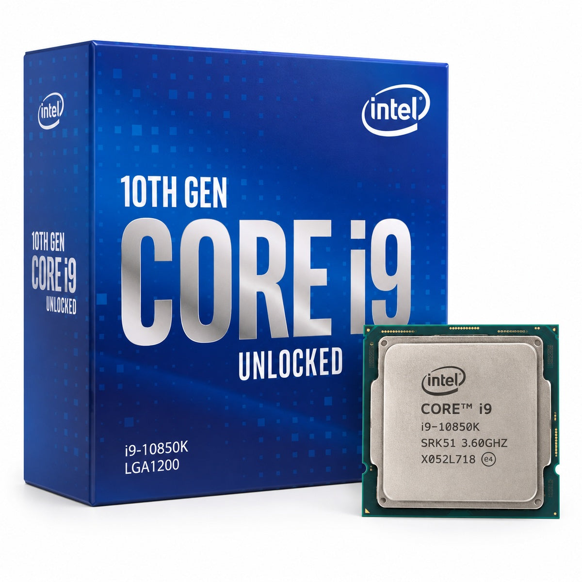 Intel Core i9-10850K processor with 10th Gen Core i9 retail box