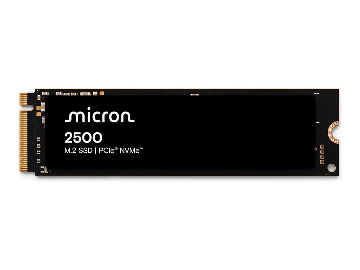 Micron 2500 512GB M.2 2280 PCIe 4.0 NVMe — optional upgrade