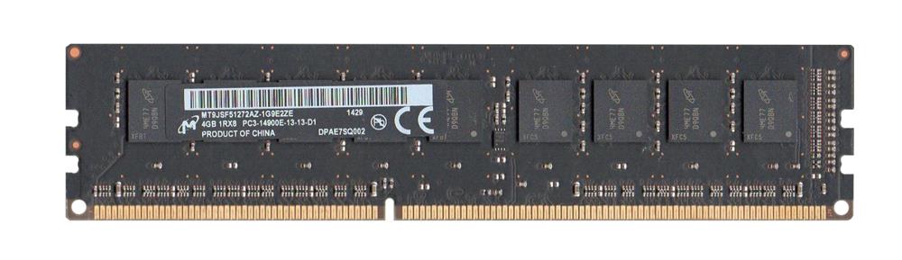Micron MT9JSF51272AZ-1G9E2ZE 4GB DDR3-1866 ECC unbuffered memory module