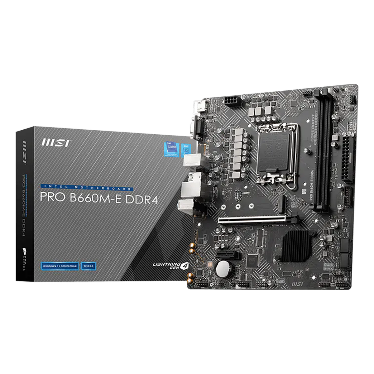 MSI PRO B660M-E DDR4 — board-box