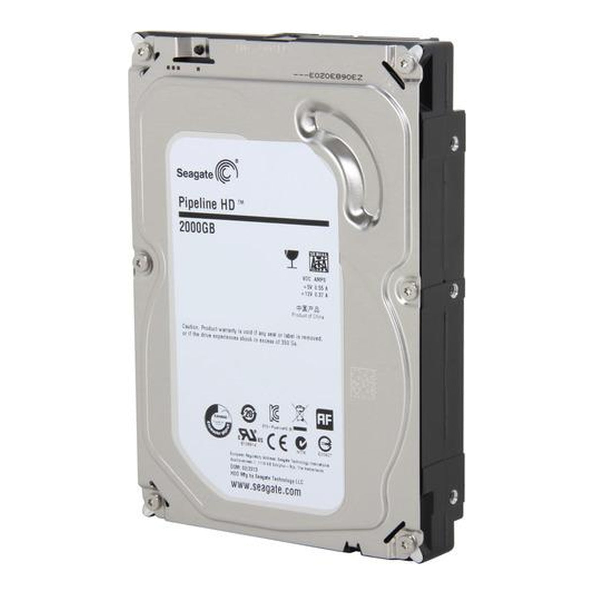 Seagate Video 3.5 ST2000VM003 2TB hard drive – angled view