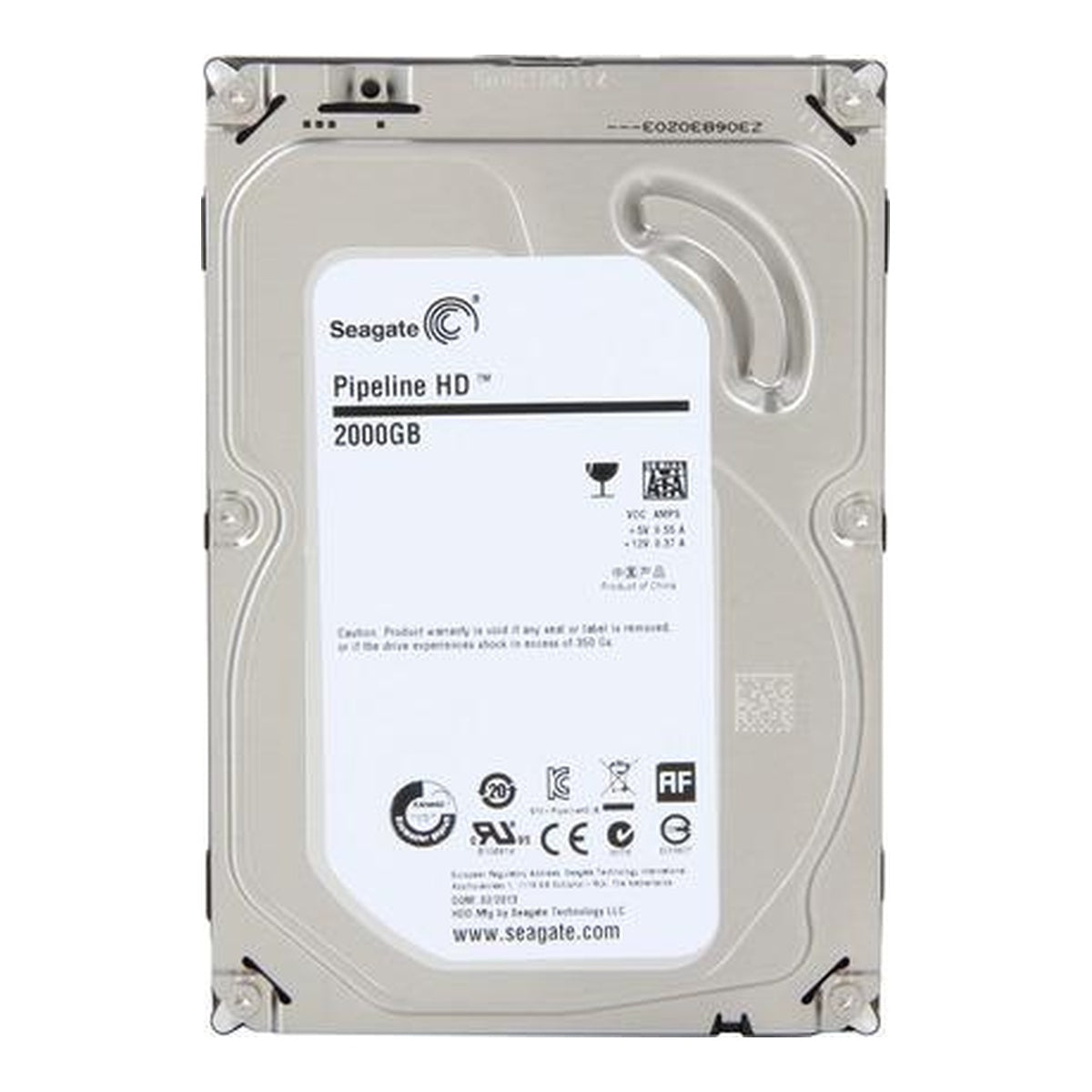 Seagate Video 3.5 ST2000VM003 2TB hard drive – front view