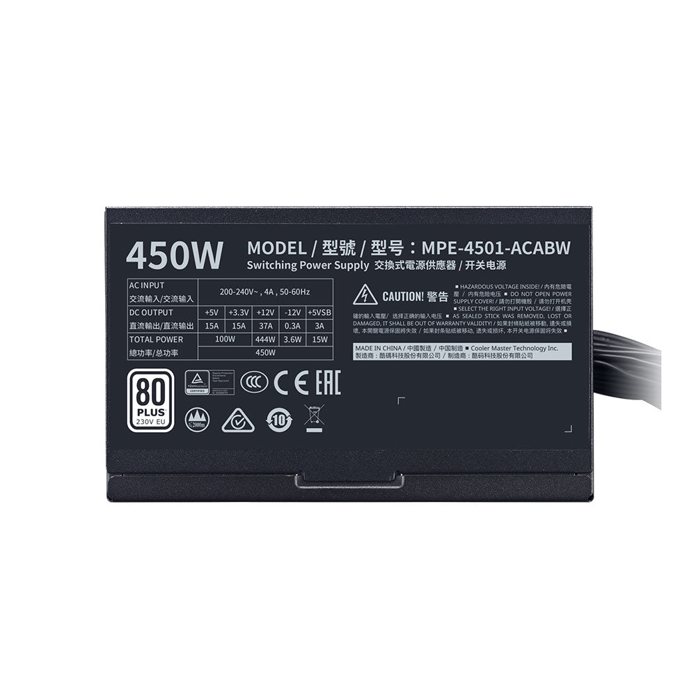 Cooler Master Mwe 450w – product view 3