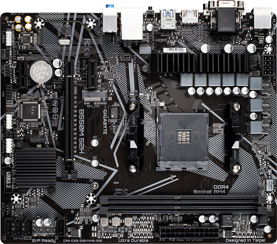 Gigabyte B550m S2H