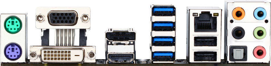 Gigabyte GA-Q170m-D3H – product view 2
