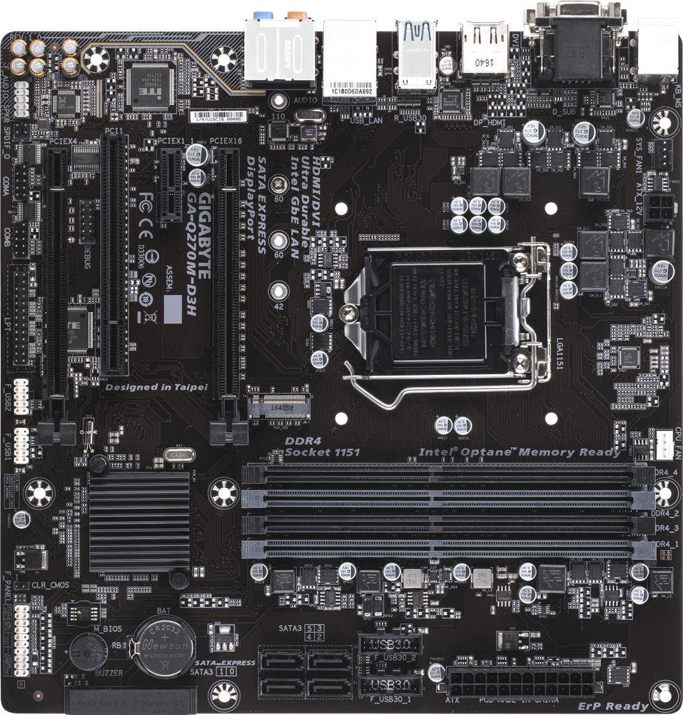 Gigabyte GA-Q270m D3H