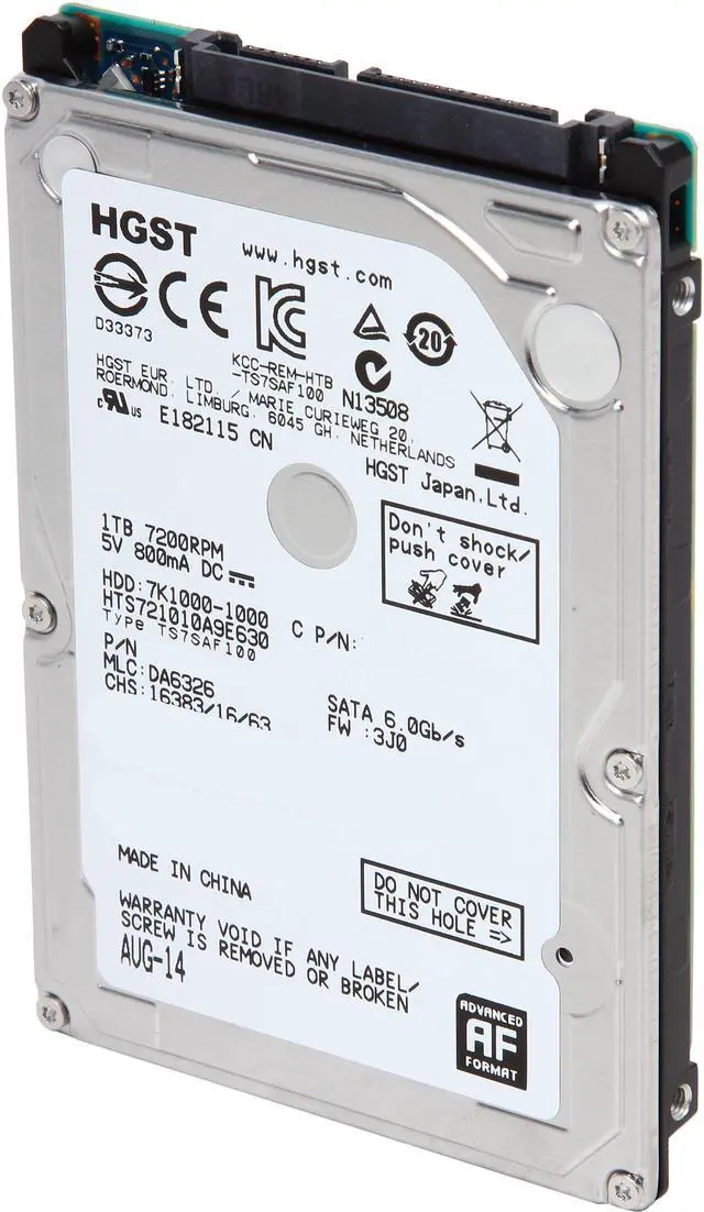 Hitachi 1TB 2.5" HDD