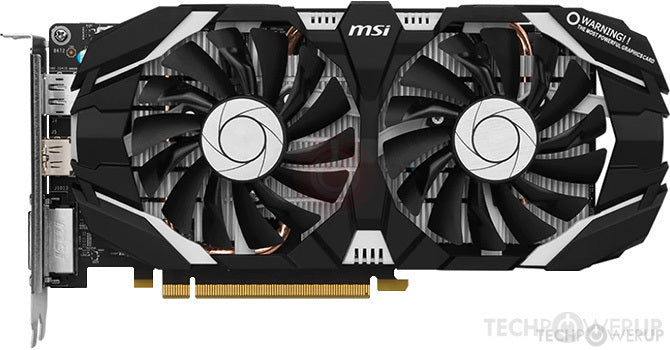 Msi Gtx 1060 6G OCV – product view 3