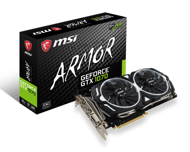 MSI GTX 1070 8G Armor