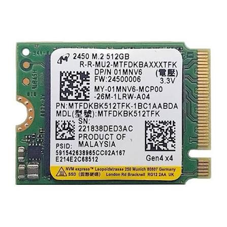 Micron 512GB 2230 NVMe