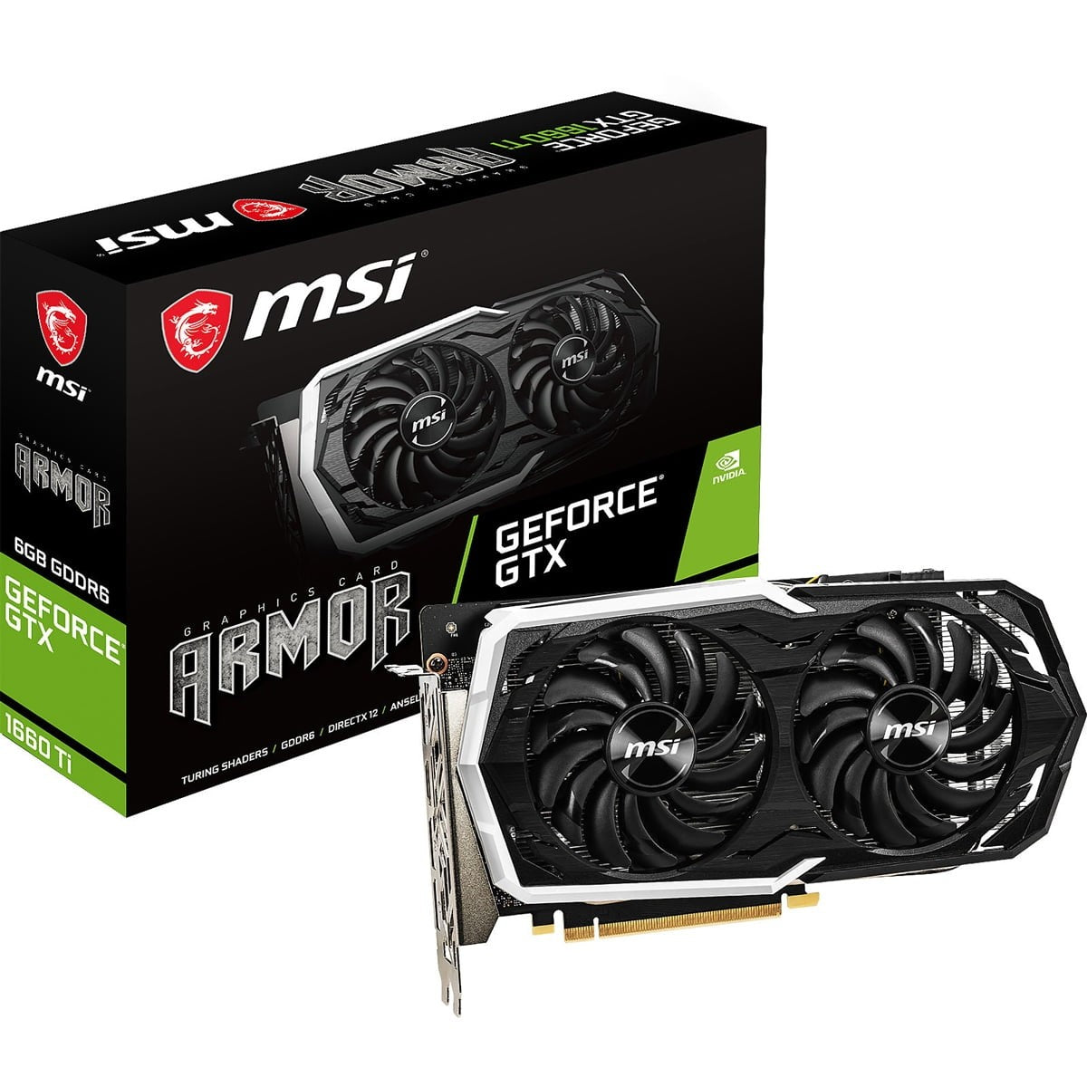 Msi Gtx 1660TI 6G Armor