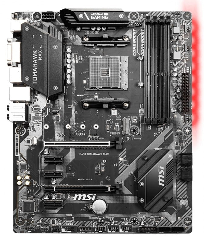 Msi B450 Tomahawk Max – product view 3