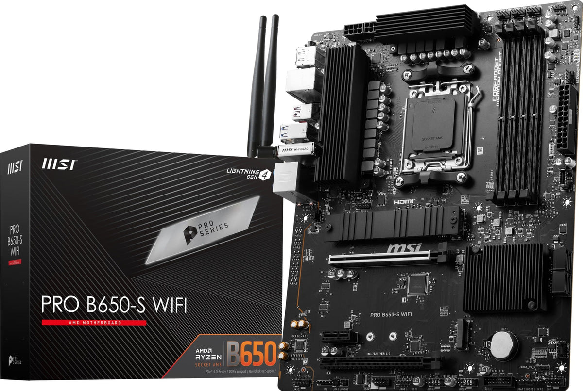 MSI PRO B650-S WIFI AM5 DDR5 Motherboard