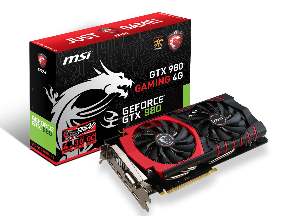 MSI GTX 980 4G Gaming – product image