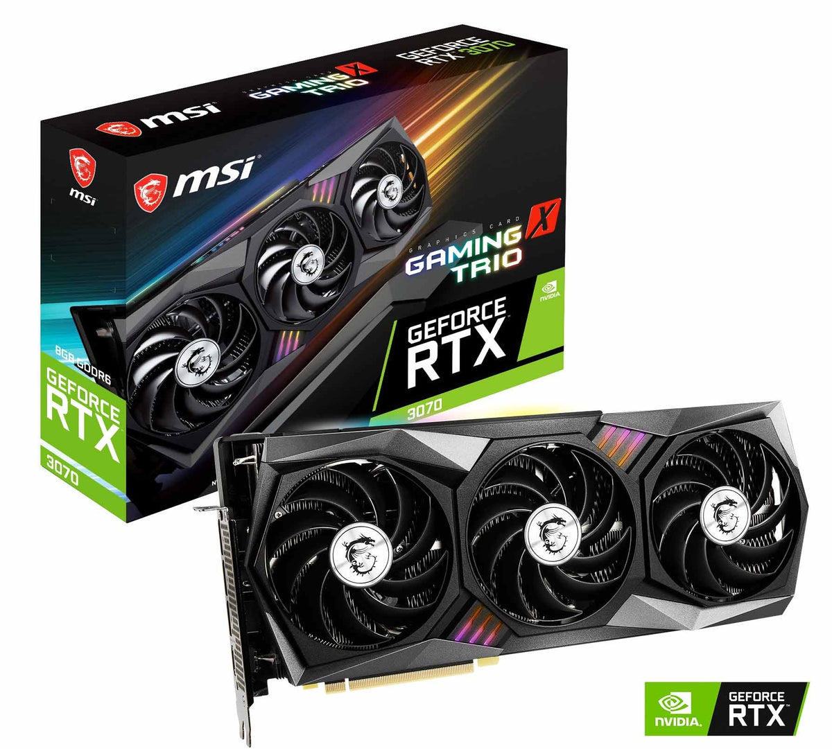 MSI Rtx 3070 8G Gaming X Trio